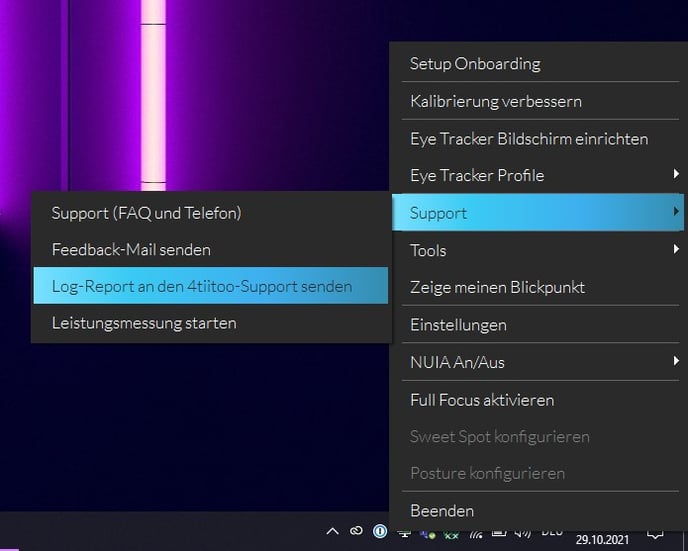 log-report senden DEU